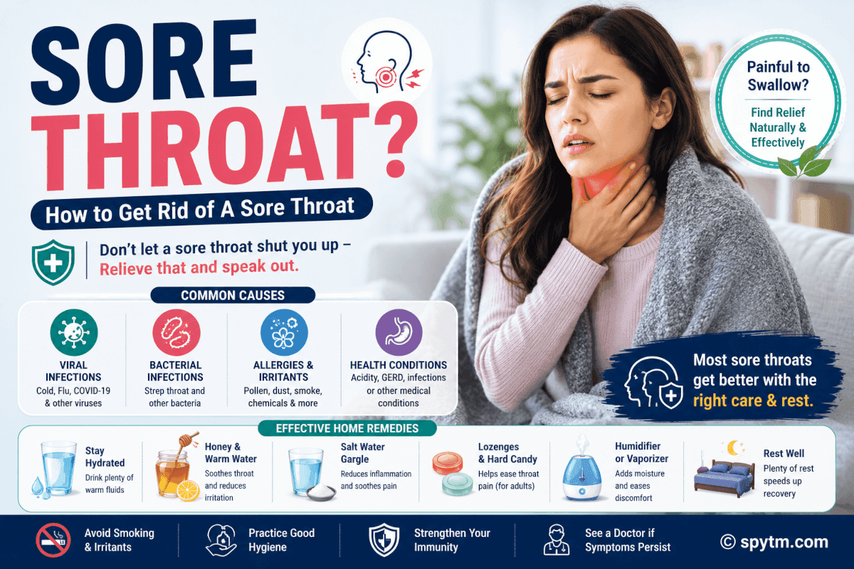 Sore Throat: Causes, Symptoms, Home Remedies & When to See a Doctor