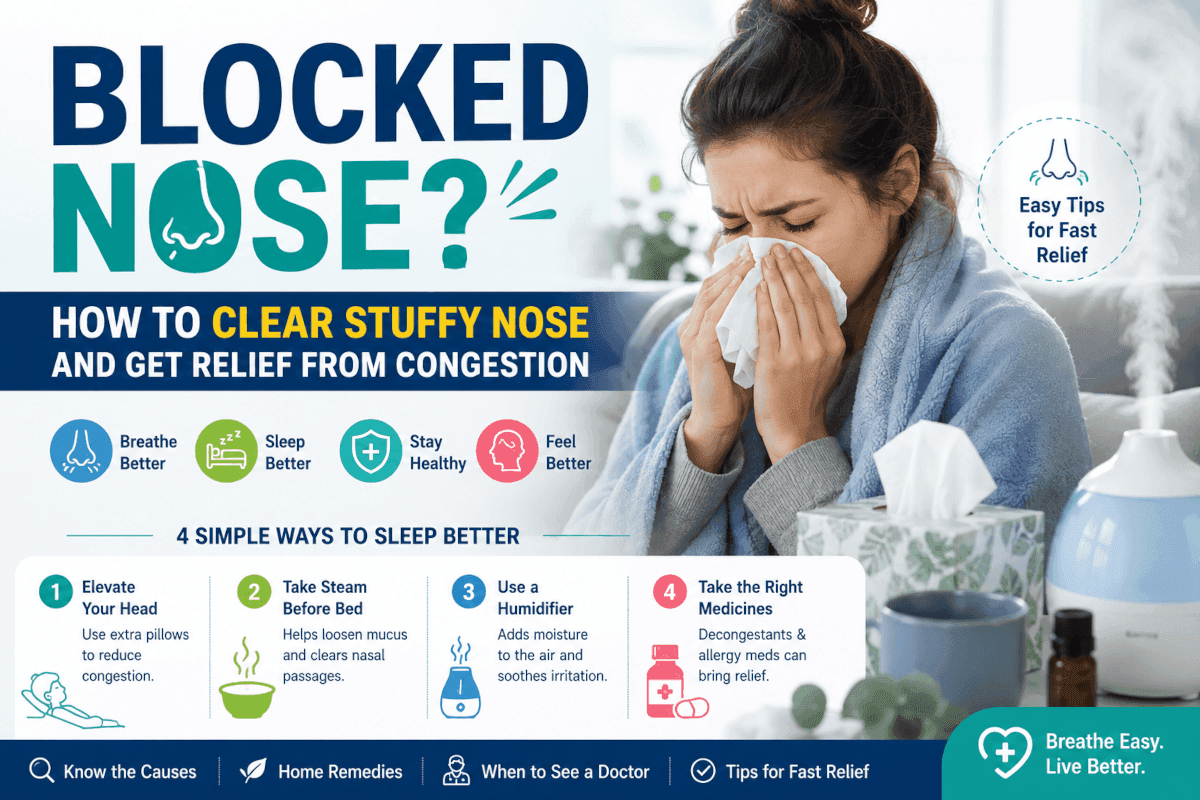 Blocked Nose: How to Clear a Stuffy Nose Fast and Get Relief from Nasal Congestion