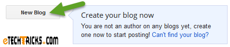 create free blog on blogger