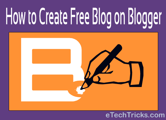 create free blog on blogger