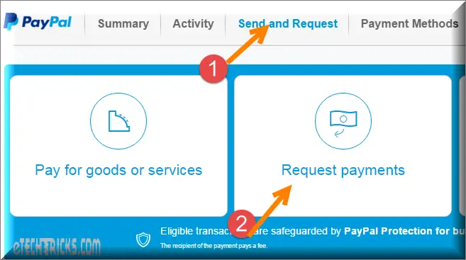 transfer money from bank credit card to paypal